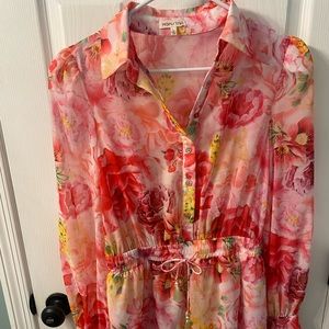 Size L MainStrip floral romper